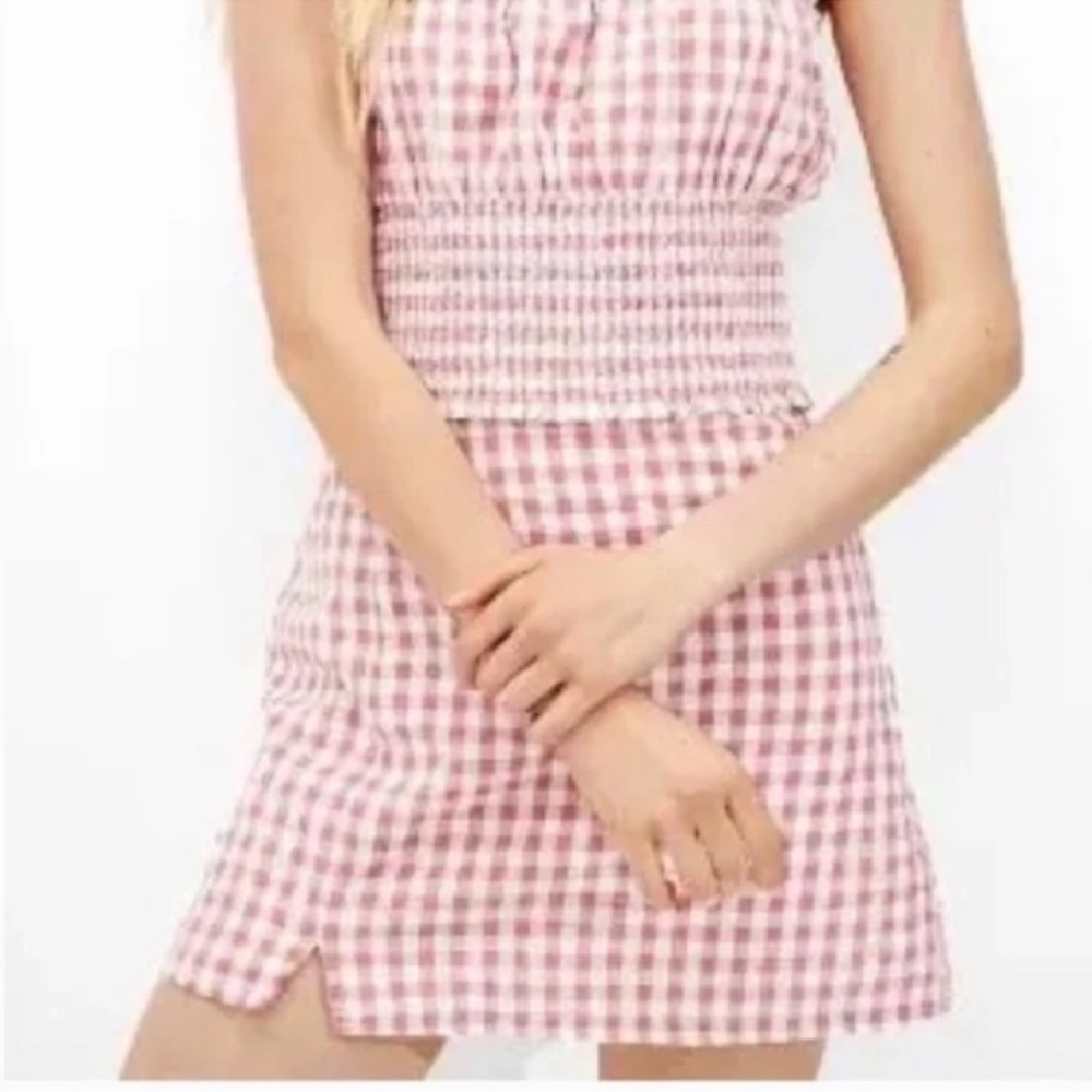 American Eagle Gingham skirt